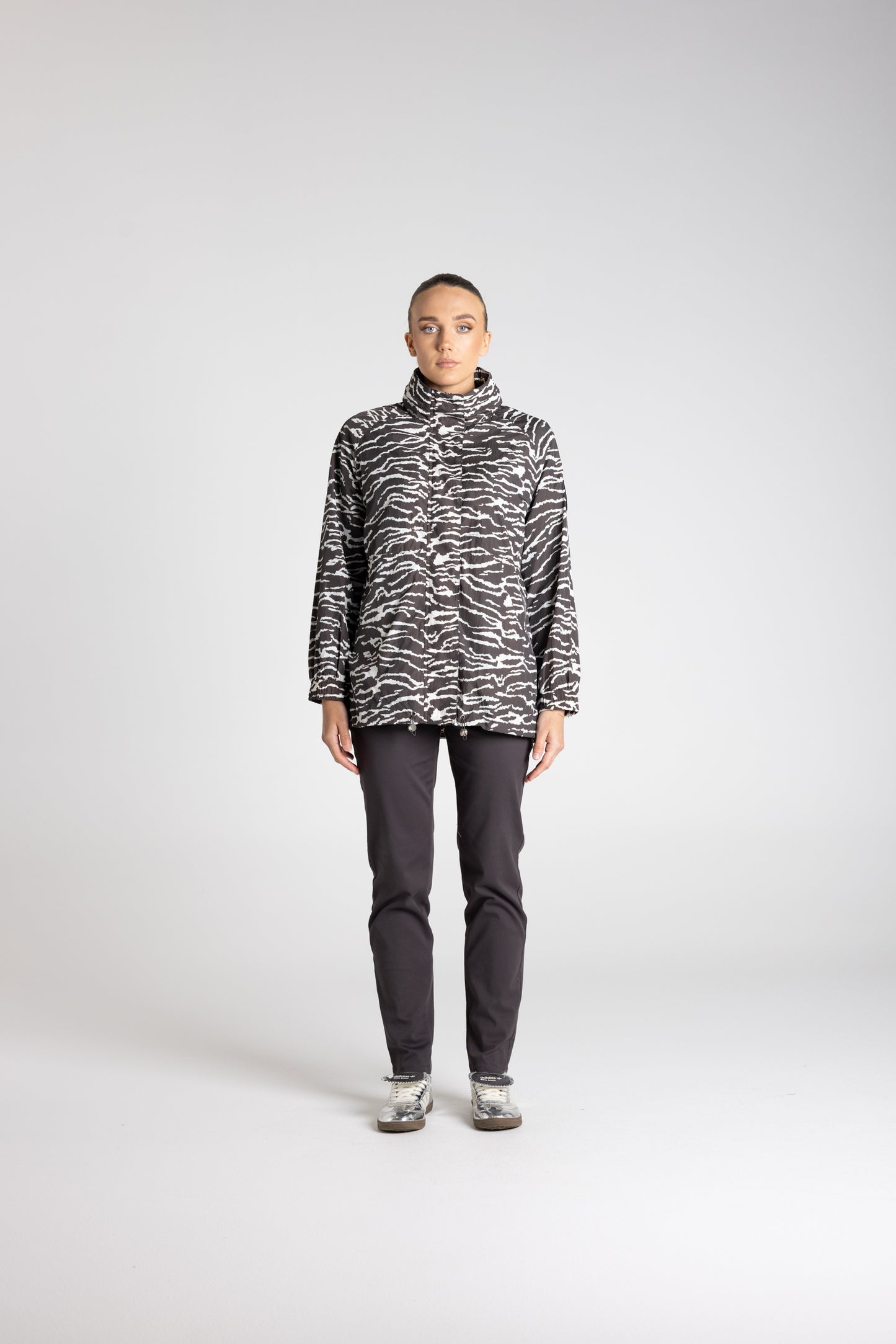 Two T's Spray Jacket - Zebra Print