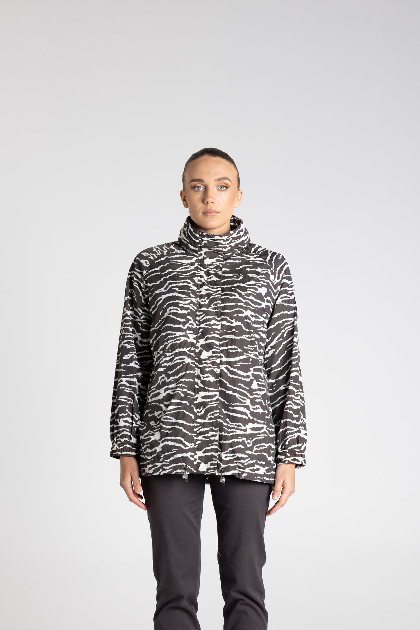 Two T's Spray Jacket - Zebra Print
