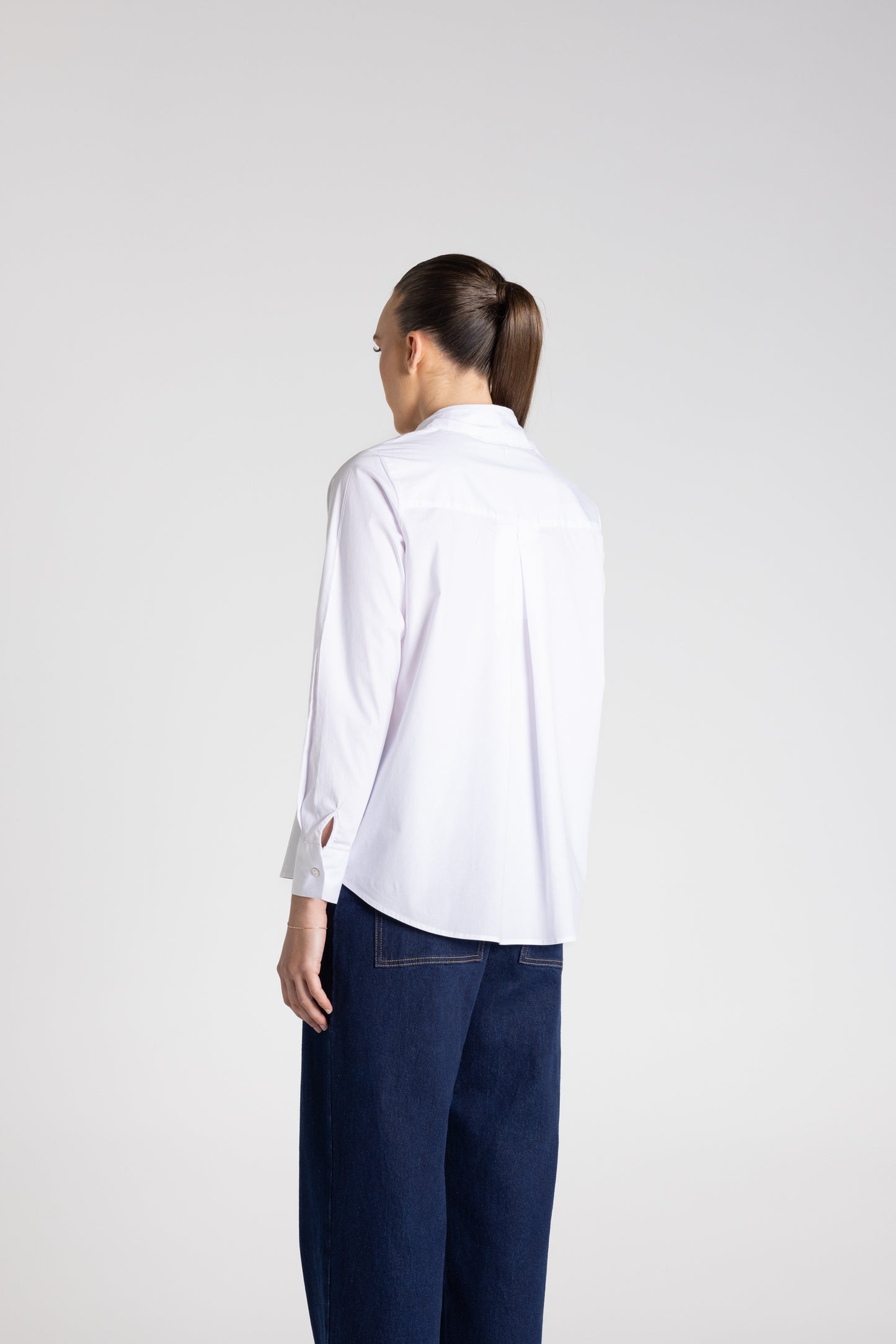 Two T's Classic Cotton Shirt - White