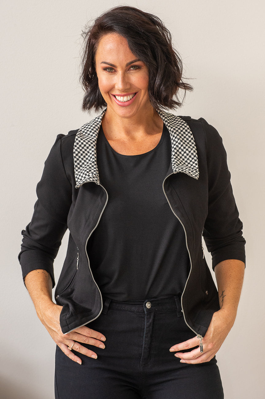 Ponte Jacket - Black