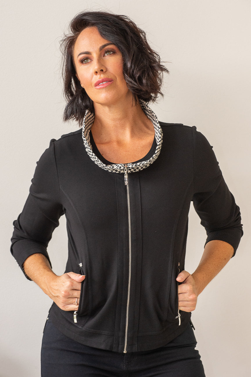 Ponte Jacket - Black