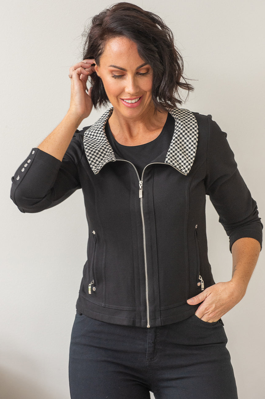 Ponte Jacket - Black