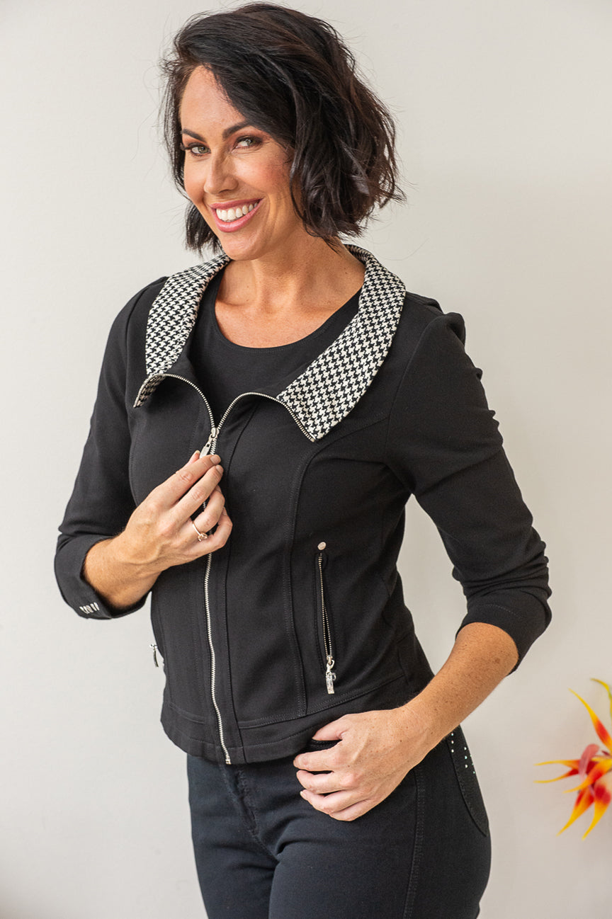 Ponte Jacket - Black