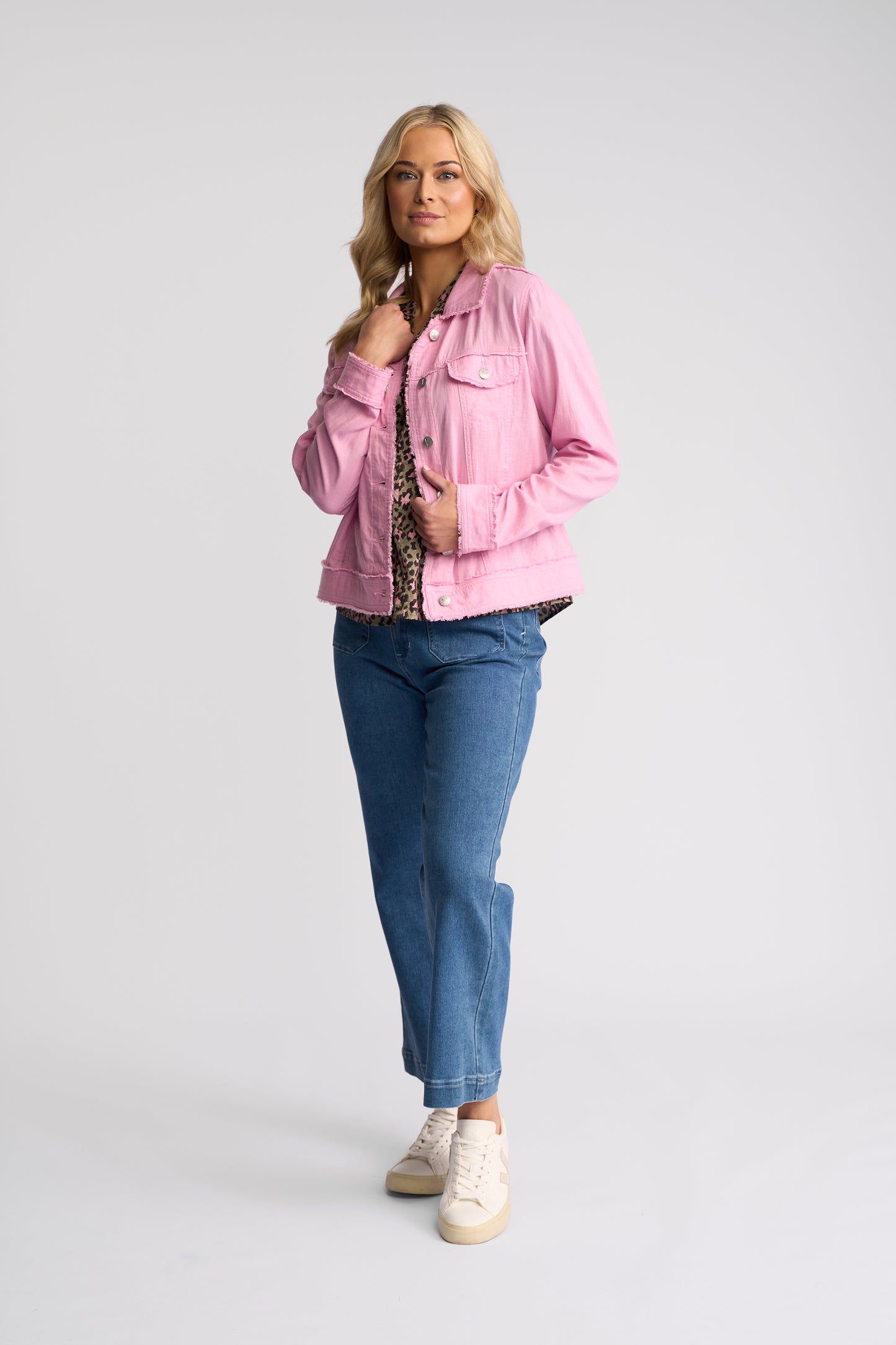 Vassalli Linen Jacket - Taffy
