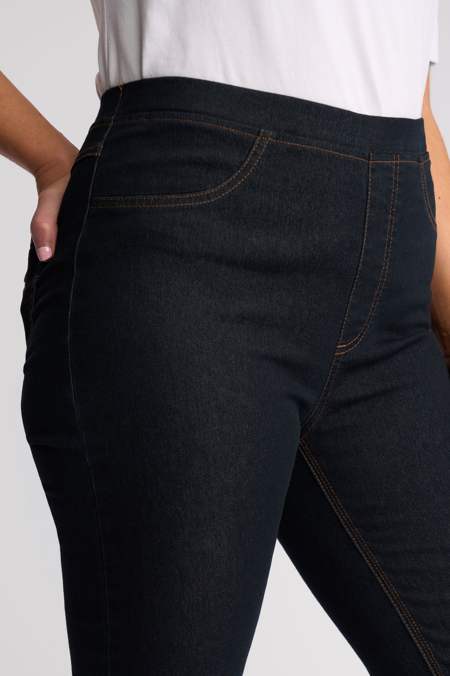 Vassalli Sierra Pull on Jean - Indigo Denim