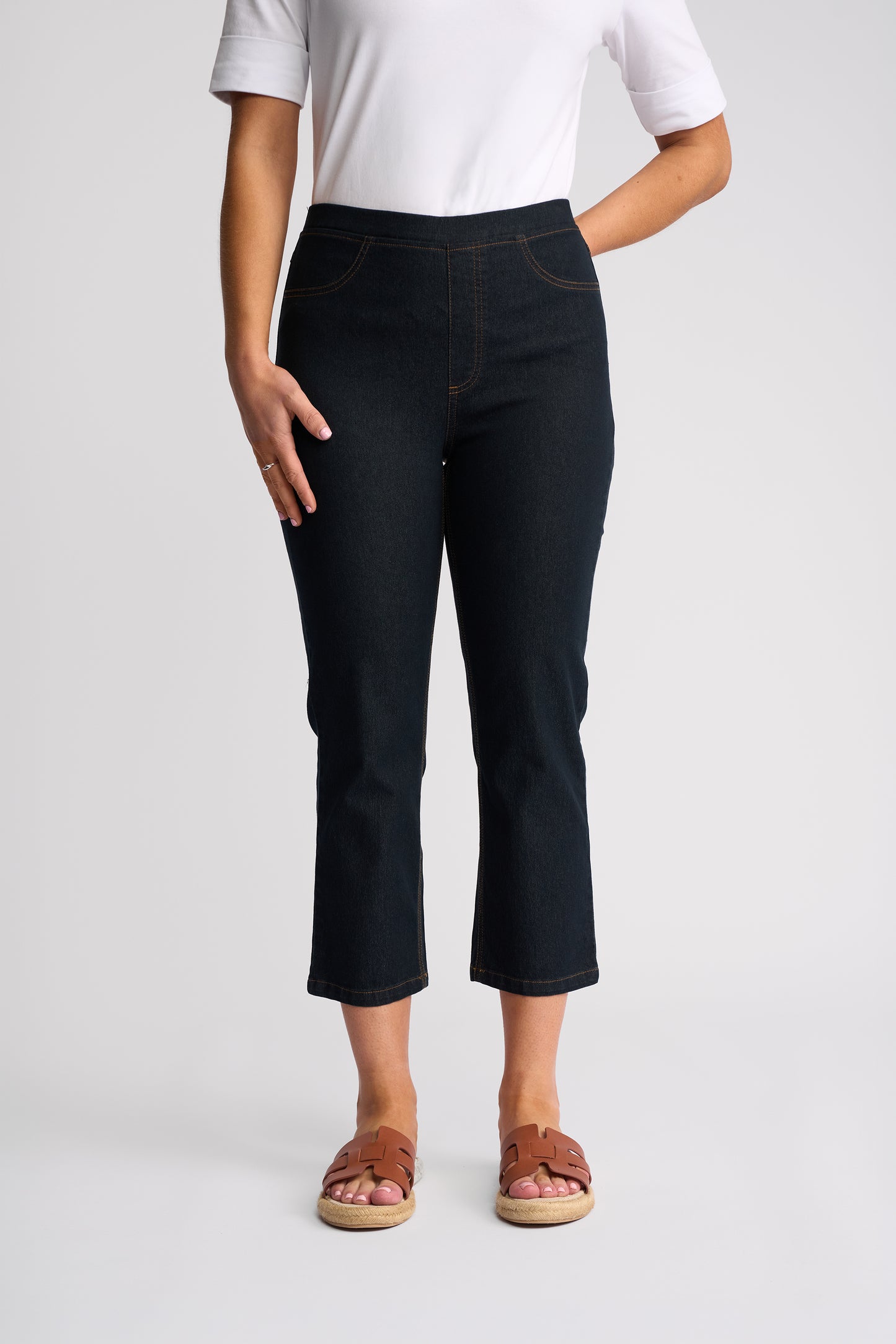 Vassalli Sierra Pull on Jean - Indigo Denim