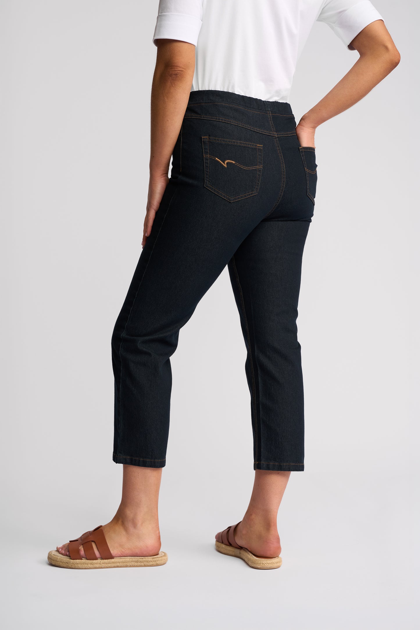 Vassalli Sierra Pull on Jean - Indigo Denim