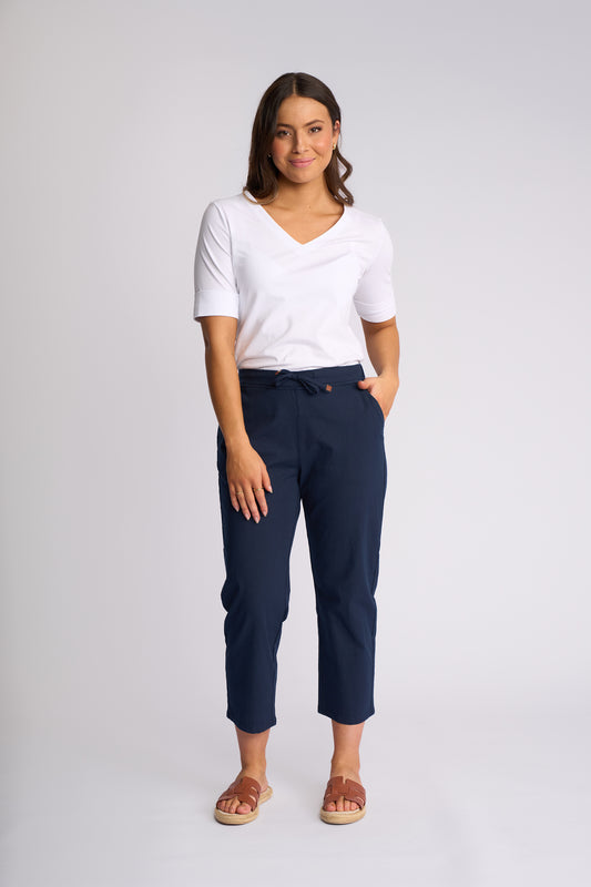 Vassalli Henley 7/8 Pant - Ink