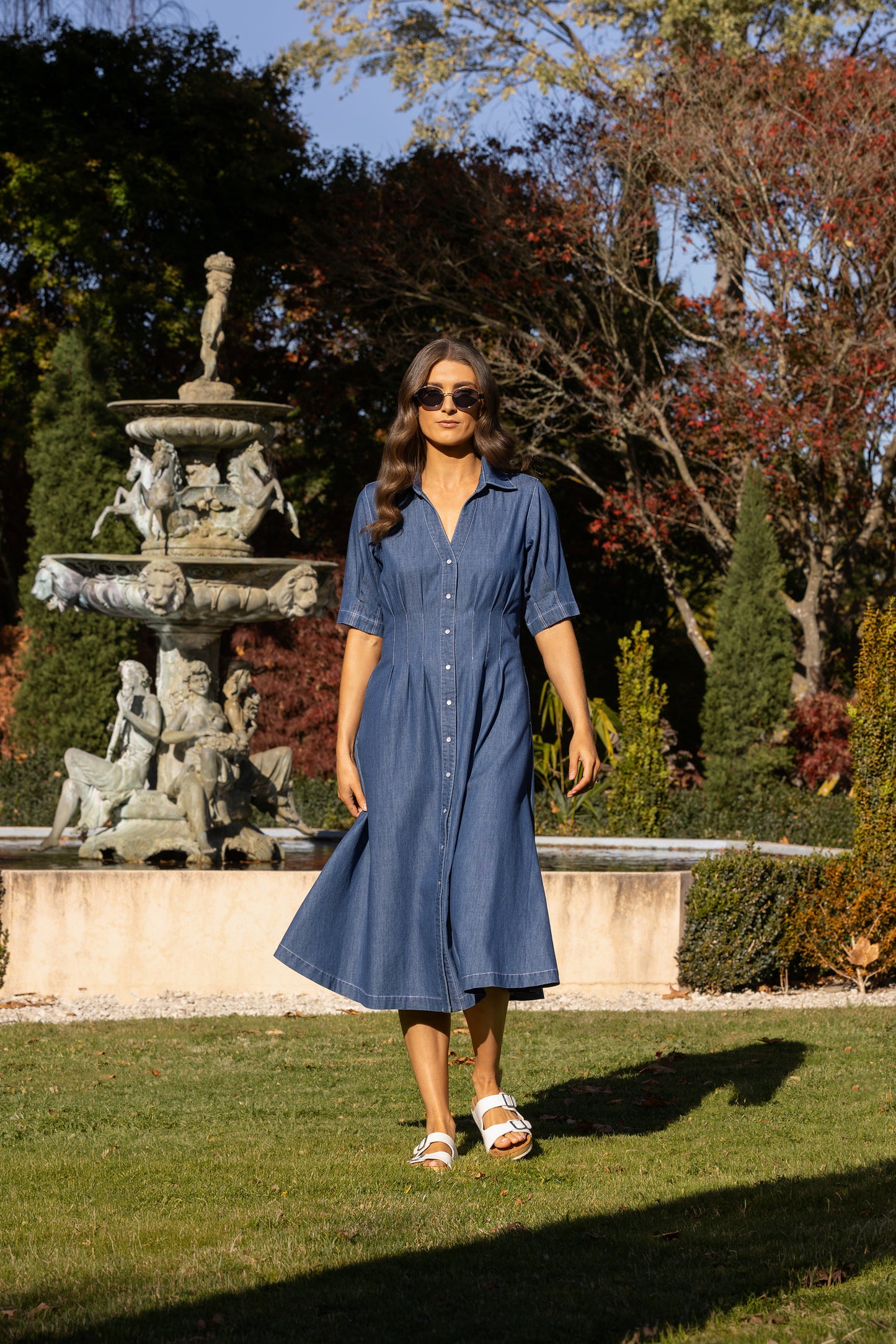 Vassalli Addie Dress - Ocean