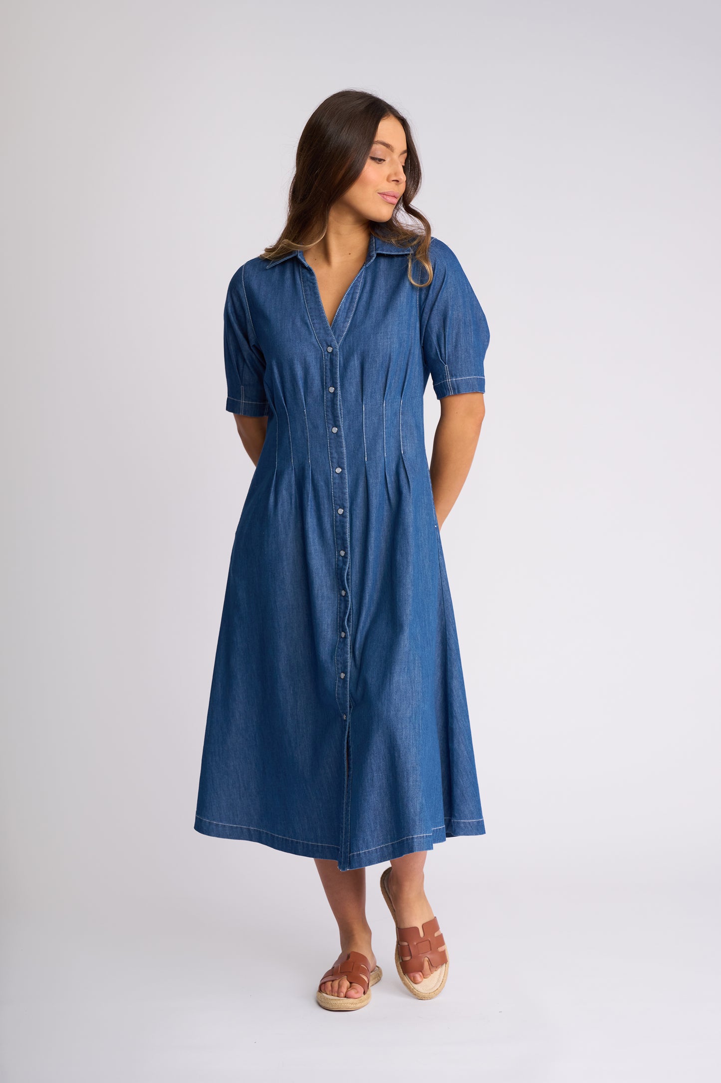 Vassalli Addie Dress - Ocean