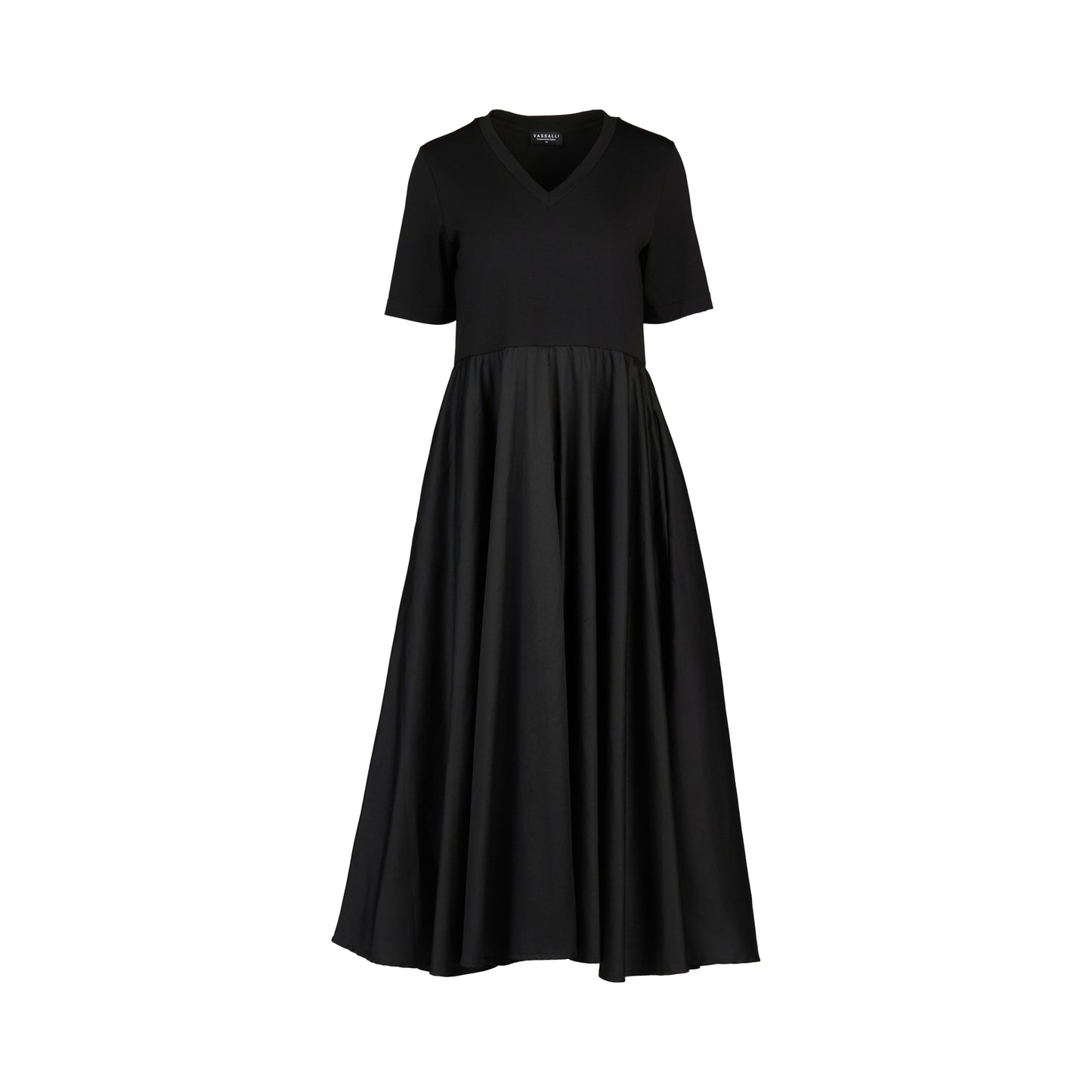 Vassalli T Shirt Dress - Black