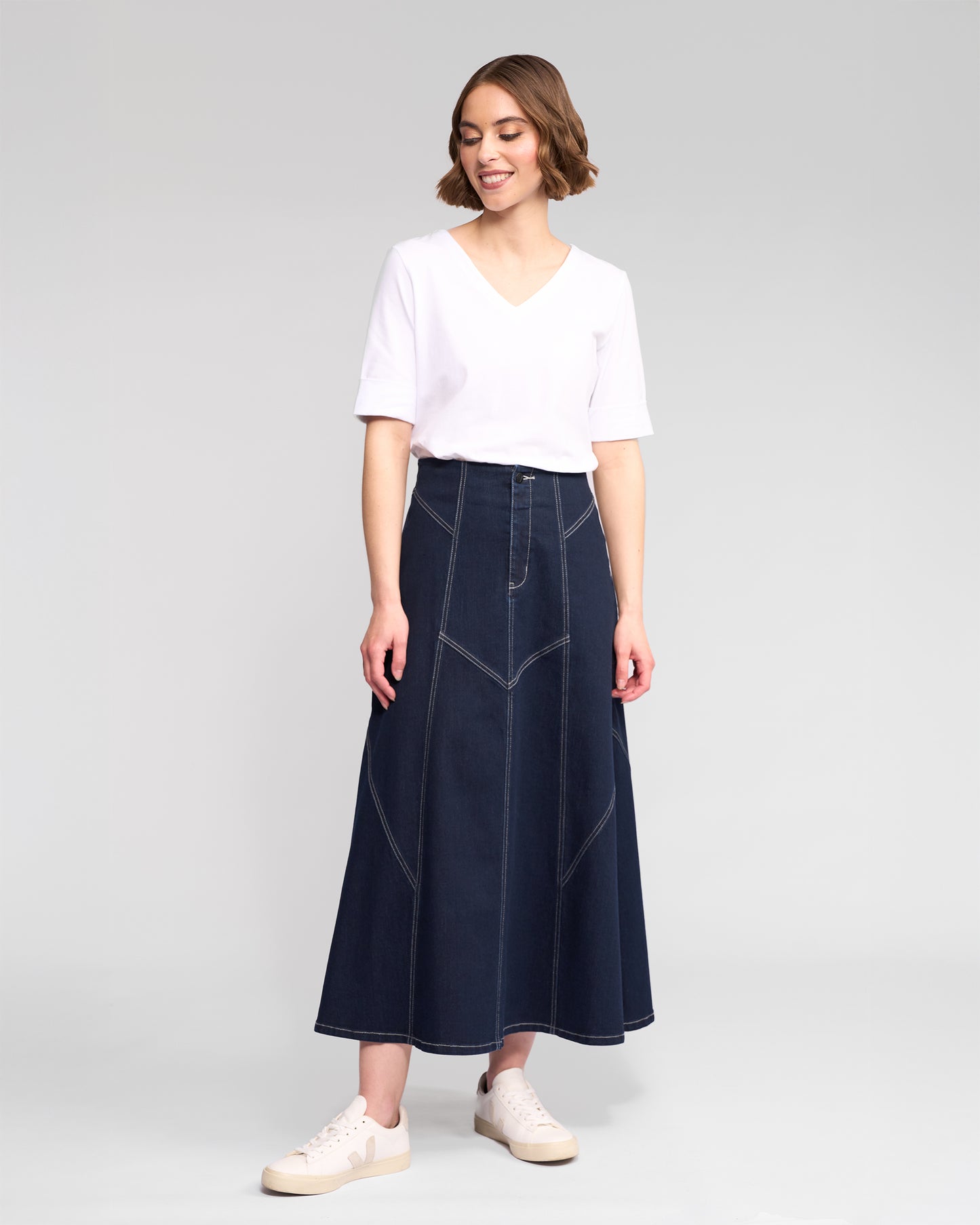 Vassalli Akari Skirt - Ink Denim
