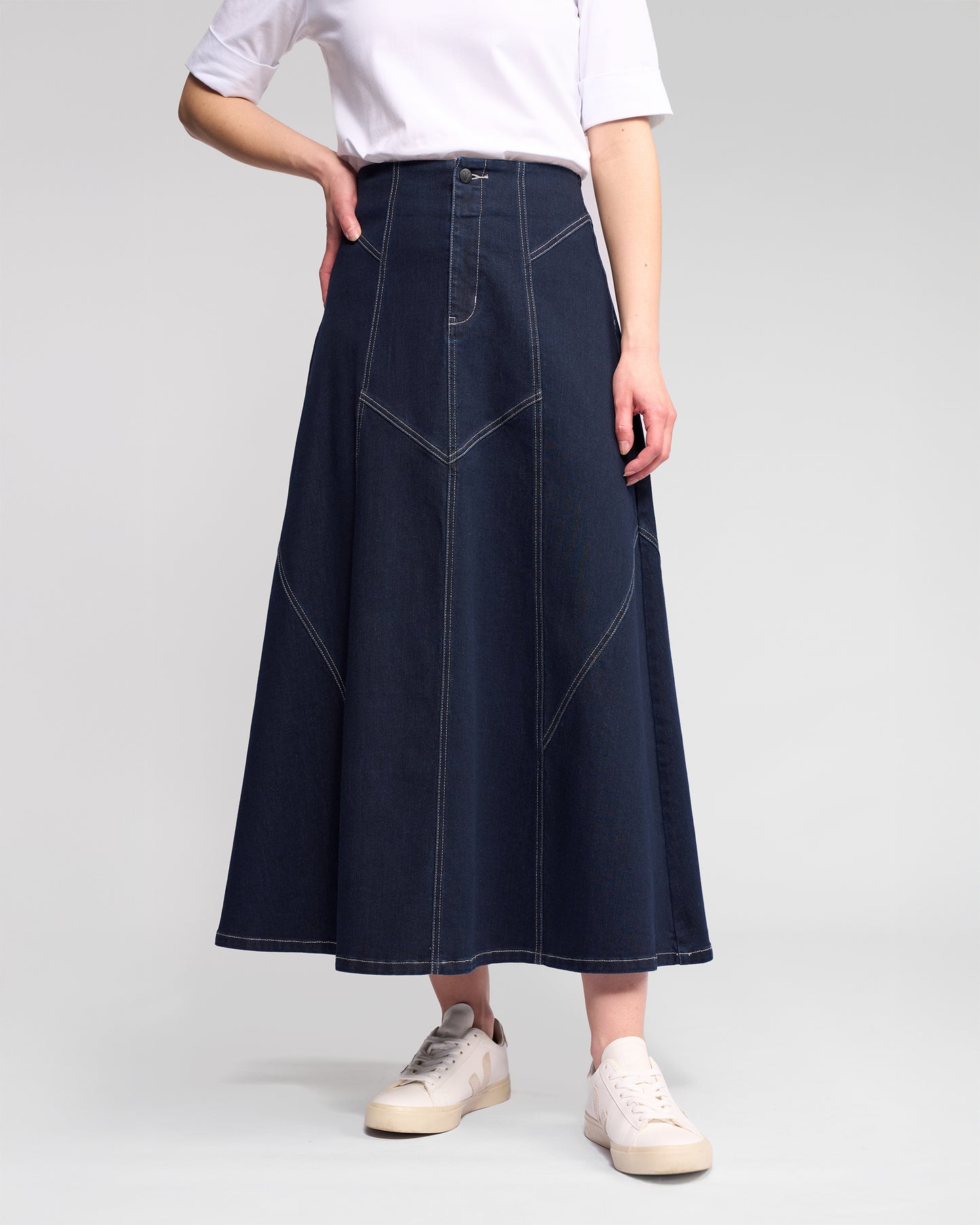 Vassalli Akari Skirt - Ink Denim
