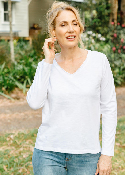 Cotton Tee - White