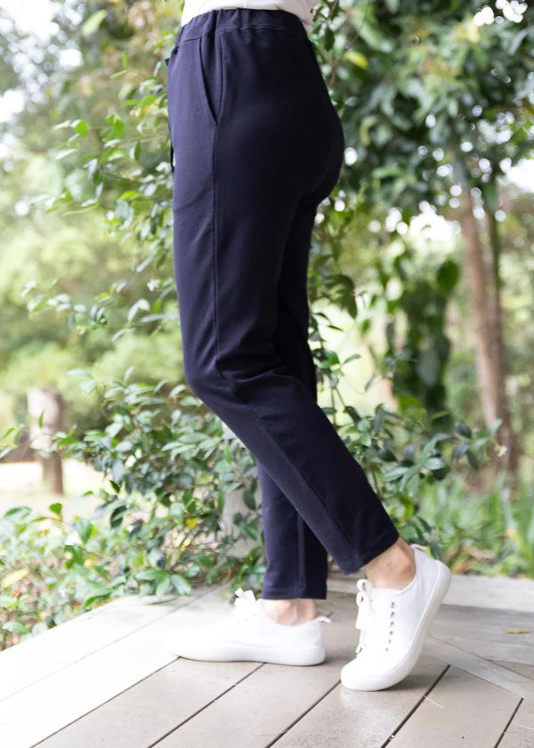Cotton Track Pant Navy - Goondiwindi