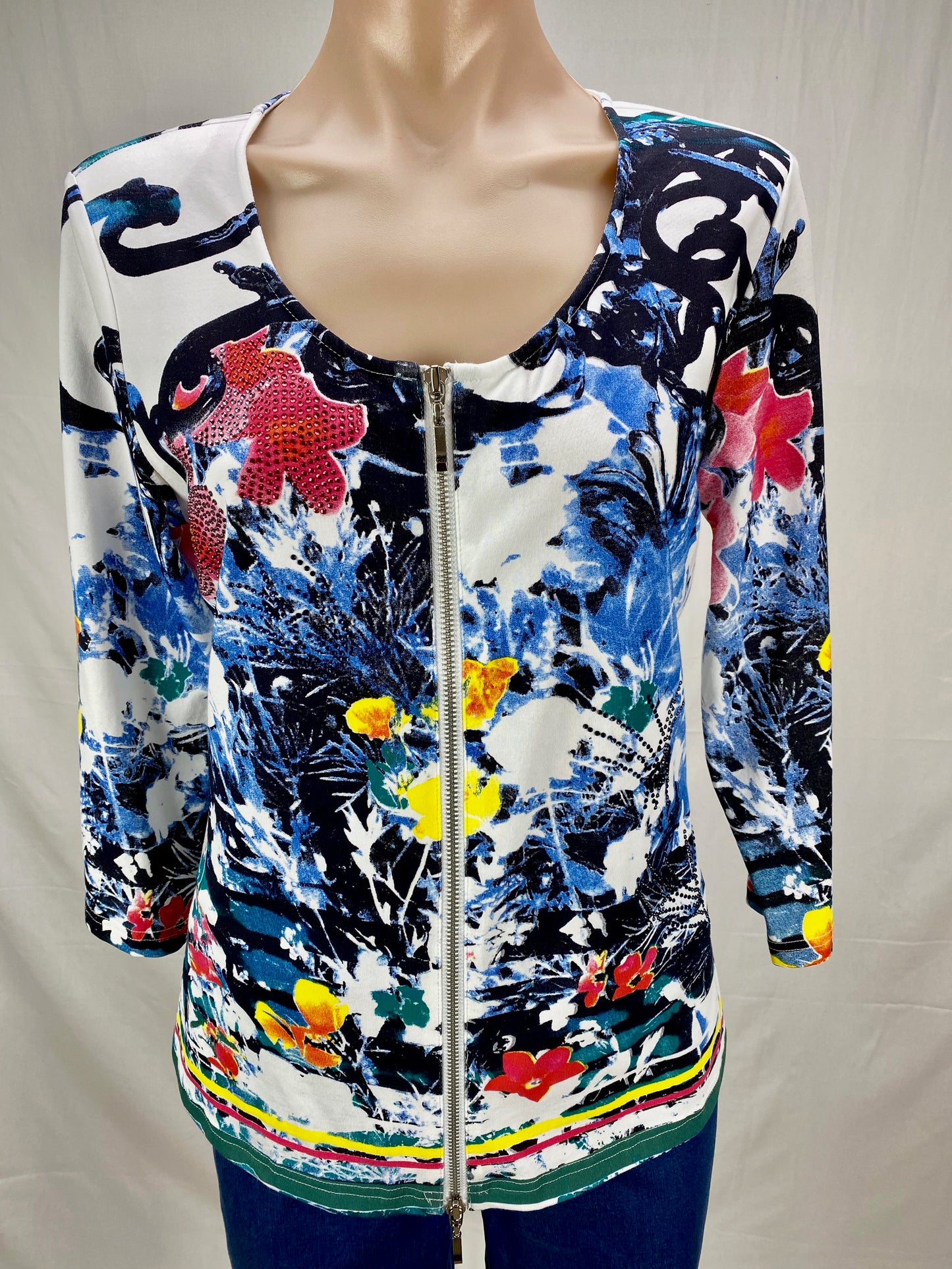 Zip Jacket  - Jeans
