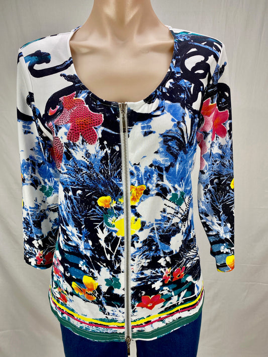 Zip Jacket  - Jeans