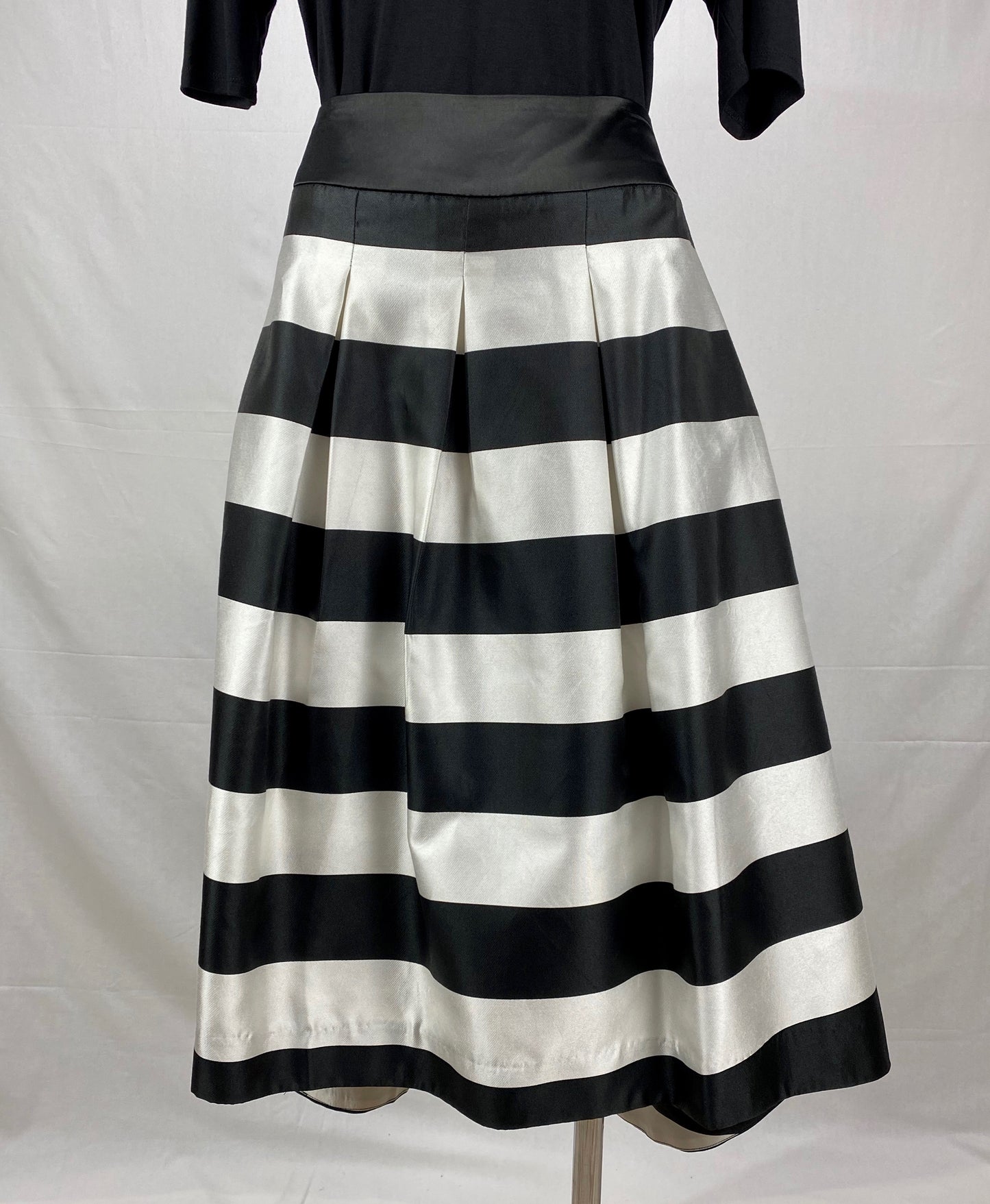 Stripe Skirt - Black/White
