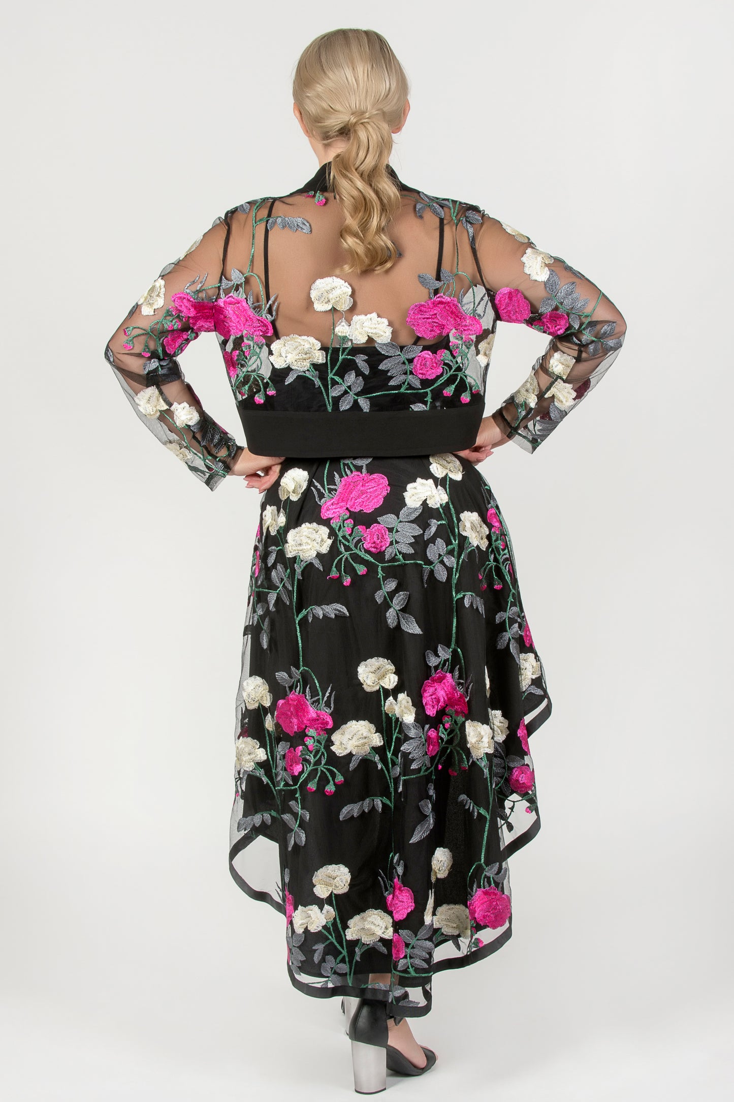 Short / Long Skirt - Pink Print