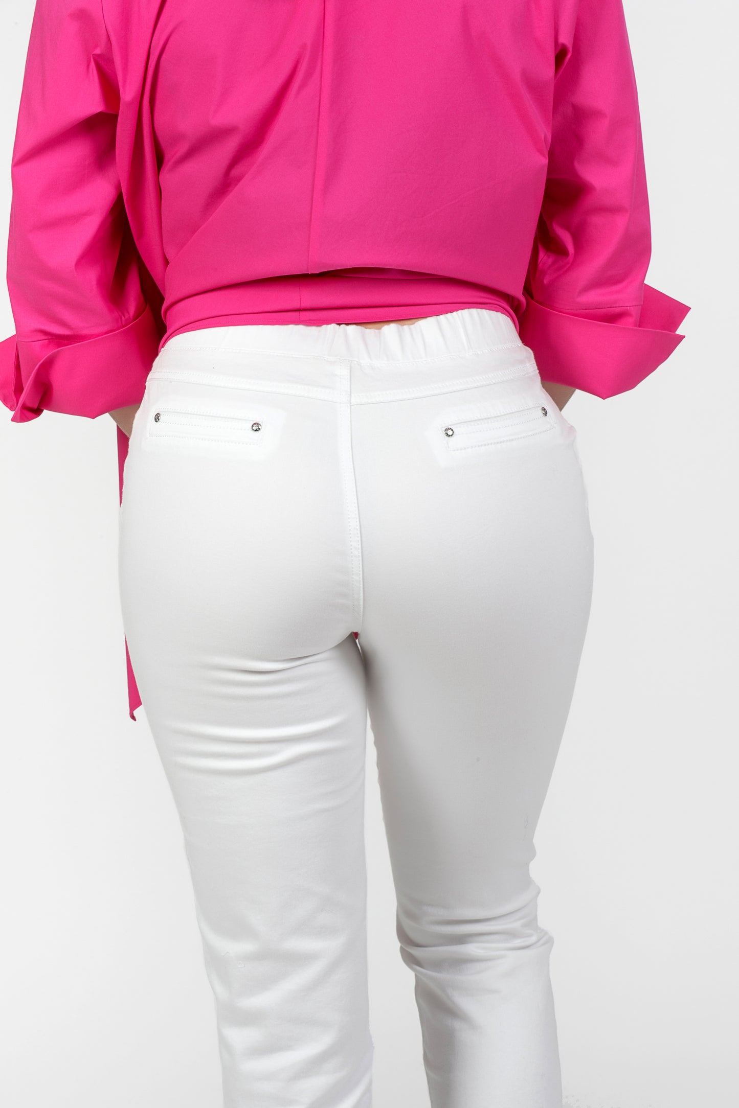 Pull on Jean - White