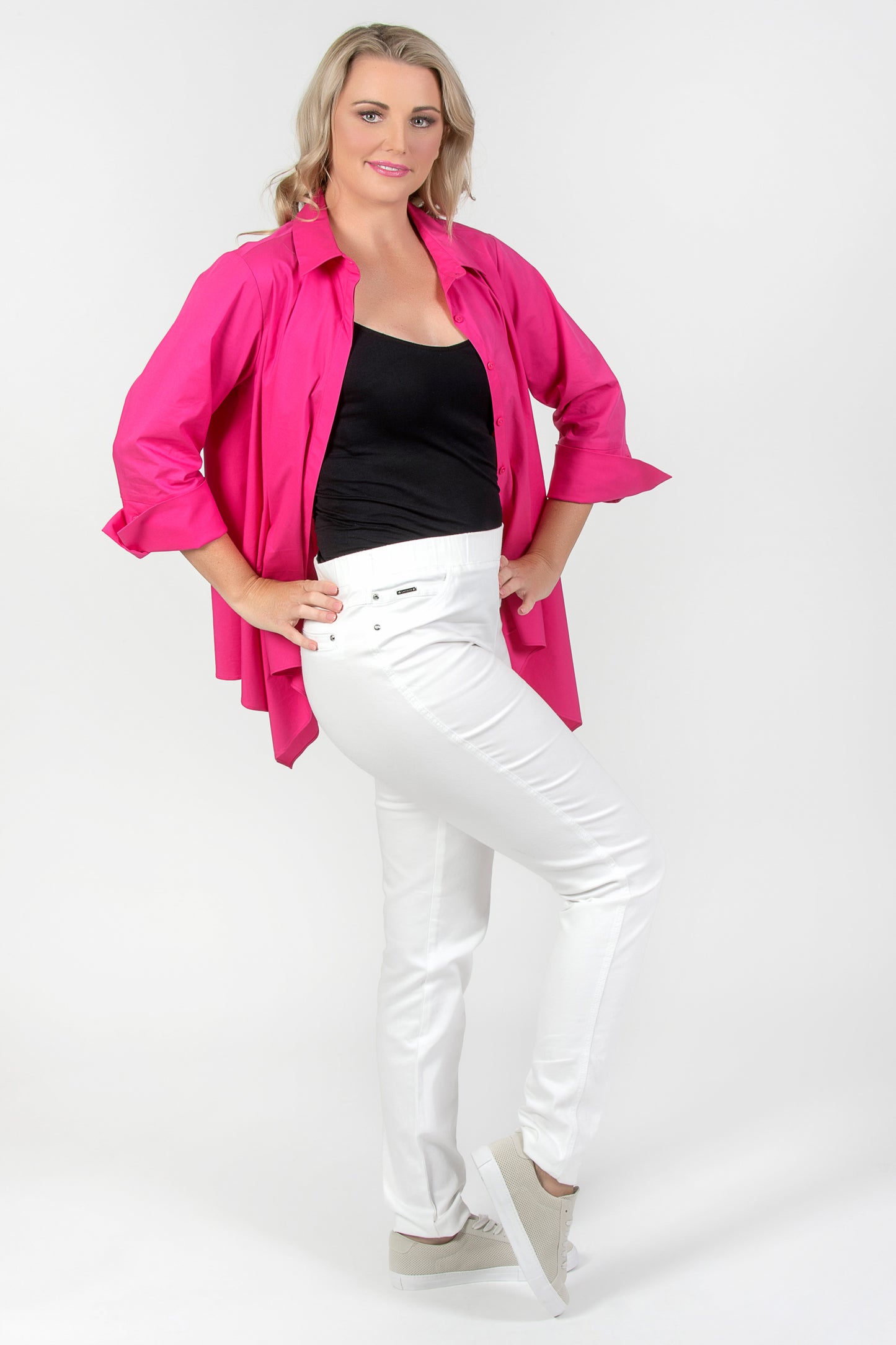 Pull on Jean - White